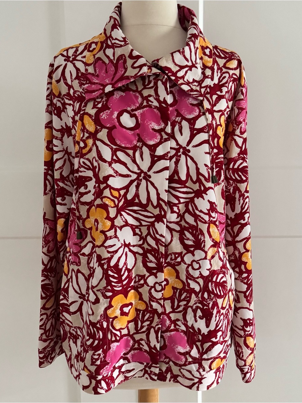 Zenergy by Chico's Jacket Floral Size Large